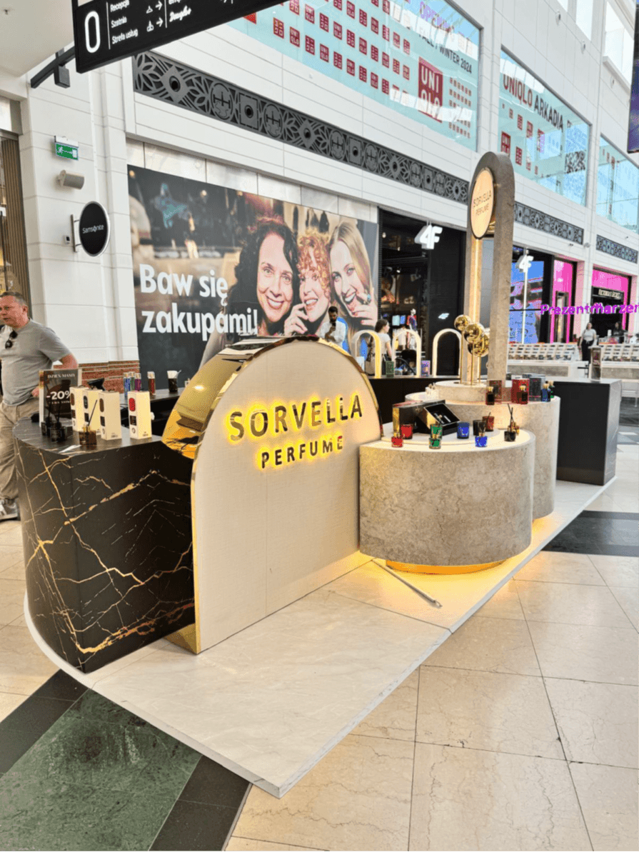 Sorvella Perfume kiosk