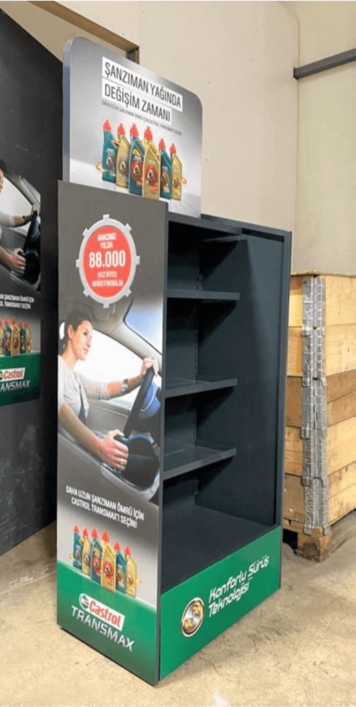 Castrol ürün standı